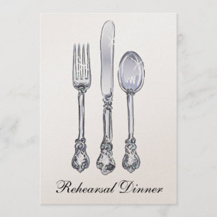 Invitation Dîner de répétition