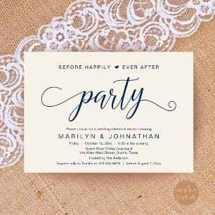 Invitation Dîner de répétition avant le bonheur éternel