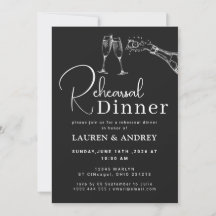 Dîner de répétition avec photos