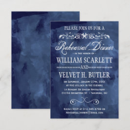 Invitation Dîner de répétition bohème de la marine