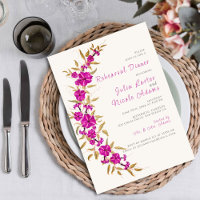 Dîner de répétition de jardin de fleurs de trompet