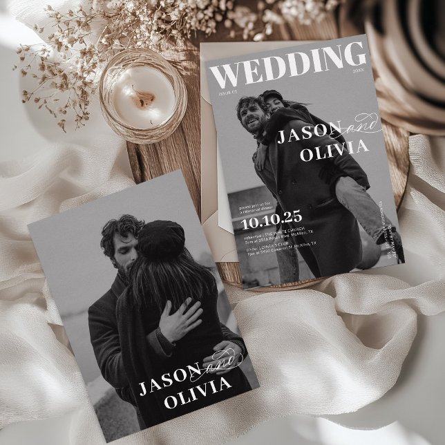 Invitation Dîner de répétition de la couverture du magazine n (Créateur téléchargé)