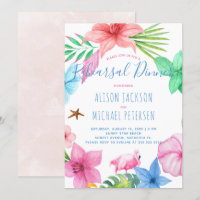 Dîner de répétition de Luau Hawaiian à fleurs trop