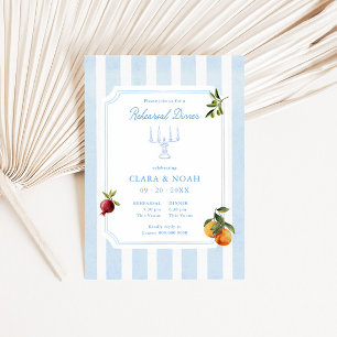 Invitation Dîner de répétition de mariage Amalfi Dolce Vita I