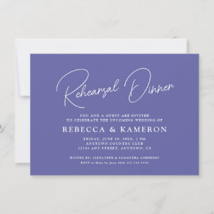 Invitation Dîner de répétition de script budget périphérique