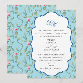 Invitation Dîner de répétition de sucre Spun