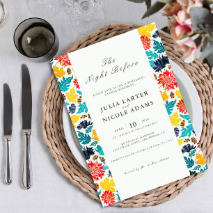 Invitation Dîner de répétition de tournesols aquarelles natur