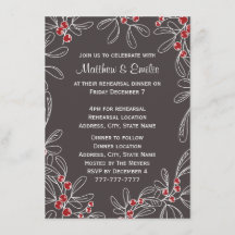 Dîner de répétition des Fêtes de Mistletoe