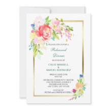 Dîner de répétition du Mariage du bouquet de print