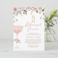 Dîner De Répétition Florale Et Verre