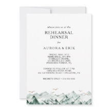 Dîner de répétition Green and Gold Mountain