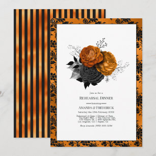 Invitation Dîner de répétition Halloween gothique