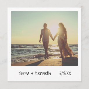 Invitation Dîner de répétition instantanée Retro unique