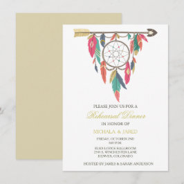 Invitation Dîner de répétition Mariage Dreamcatcher Invitatio