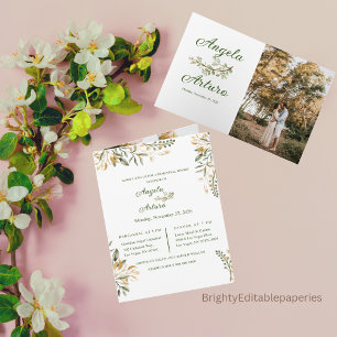 Invitation Dîner de répétition Mariage modifiable