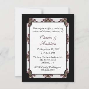 Invitation Dîner de répétition officiel des Mariages Invitati