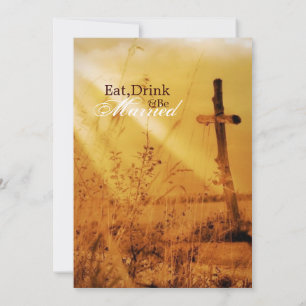 Invitation Dîner de répétition vintage entre les mariages