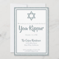 Dîner de rupture du jeûne de Yom Kippour juif