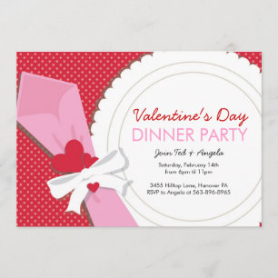 Invitation Dîner de Saint-Valentin