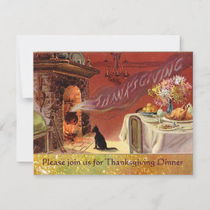 Invitation Dîner de Thanksgiving