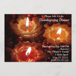 Invitation Dîner de Thanksgiving