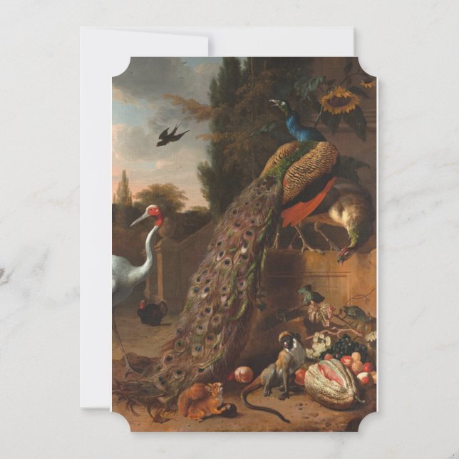 Invitation Dîner de Thanksgiving| Élégant (Dos)