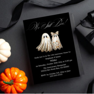 Invitation Dîner d'Halloween à thème Mariage anniversaire Dîn