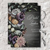 Dîner gothique foncé mystérieux flou bouché floral