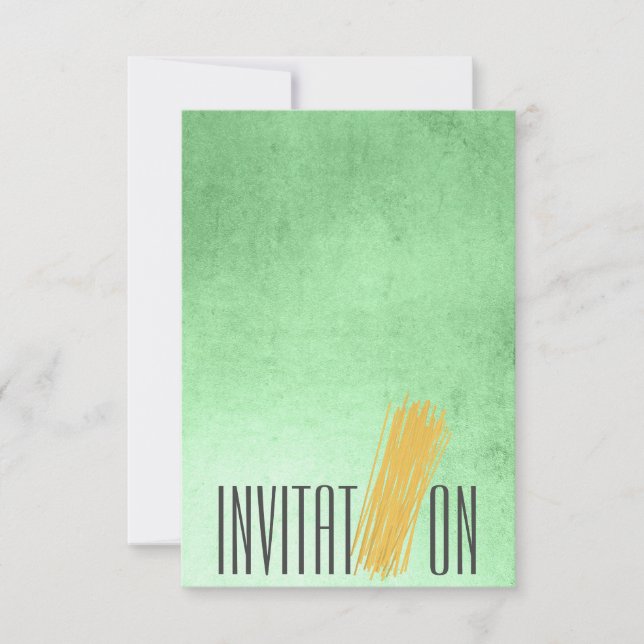 Invitation dîner italien personnalisé (Devant)