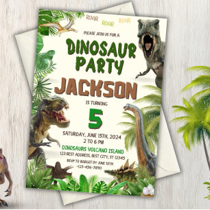Invitation Dinosaur P