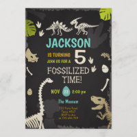 Dinosaur Party Boy Fossil Dino Dig Anniversaire