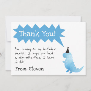 Invitation Dinosaur Stomp et Chomp Jeu d'anniversa