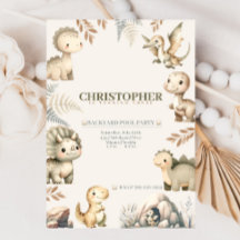 Dinosaure Boho Roaring Thème Anniversaire