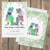 Dinosaure coloré Mariage à thème