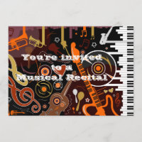 Invitation d'instruments de musique