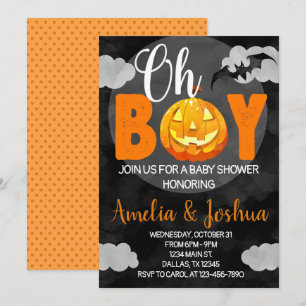 Invitation d'invitation de baby shower de