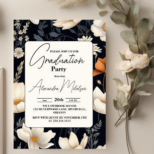 Invitation diplôme chic Boho
