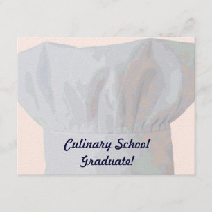 Invitation Diplômé culinaire d'école