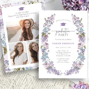 Invitation Diplôme de Fleur sauvage du printemps