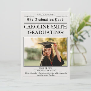 Invitation Diplôme de la photo du journal