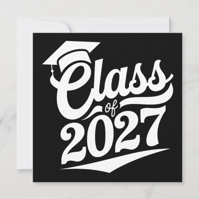 Invitation Diplômé de la promotion 2027 (Devant)
