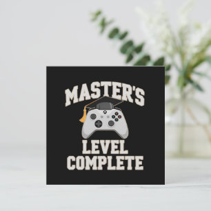 Invitation Diplômé de Master Gamer promotion 2026 
