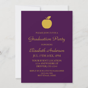 Invitation Diplôme d'enseignant Apple