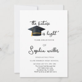 Invitation Diplôme d'études secondaires, fête de fin d'études