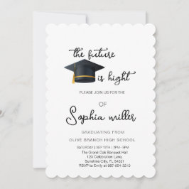 Invitation Diplôme d'études secondaires, fête de fin d'études