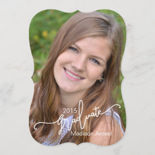 Invitation Diplômé diplômé en 2015  Red Annouement de diplôme