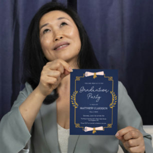 Invitation Diplôme et lauréat de l'invitation de diplôme