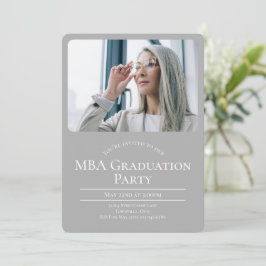 Invitation Diplômé MBA Photo Graduate