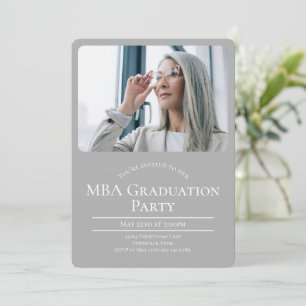 Invitation Diplômé MBA Photo Graduate