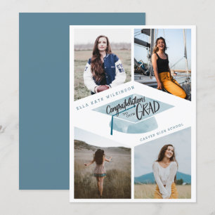 Invitation Diplôme - Notre Diplôme avec Casquette